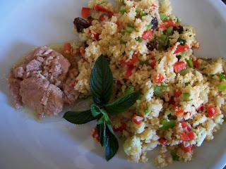 TABULE o ENSALADA DE COUS COUS con ATUN CALVO