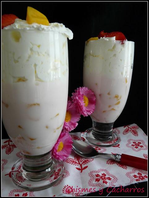 Postre Rápido de Frutas y Yogur Postre Rápido de Frutas y Yogur