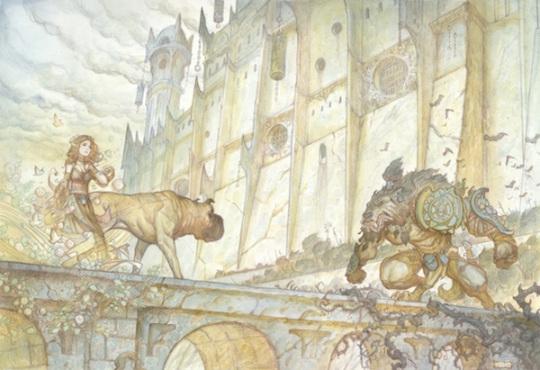 El Arte de “El Silmarillion” (II) The Bridge, Huan, Luthien against Sauron