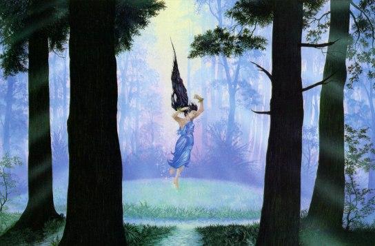 El Arte de “El Silmarillion” (II) Luthien in the Woods of Neldoreth