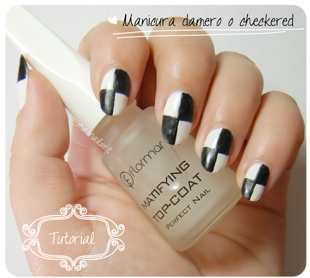 NOTD + TUTORIAL: Uñas con estampado damero o checkered nails. NOTD + TUTORIAL: Uñas con estampado damero o checkered nails.