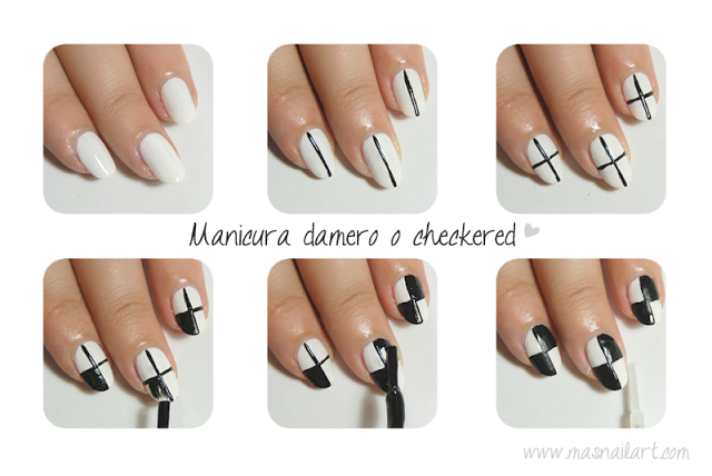NOTD + TUTORIAL: Uñas con estampado damero o checkered nails. NOTD + TUTORIAL: Uñas con estampado damero o checkered nails.