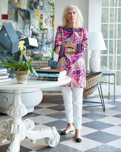 La elegancia del diseño arbitrario. En casa de... Cynthia Frank La elegancia del diseño arbitrario. En casa de... Cynthia Frank