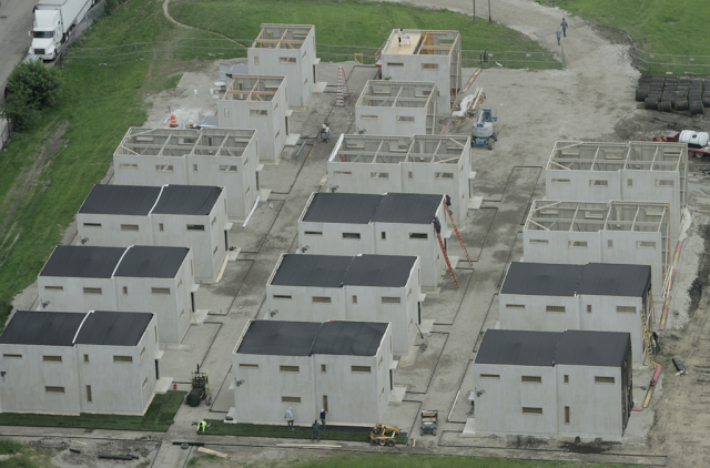 Las casas abnegadas están listas para la filmación Las casas abnegadas están listas para la filmación