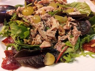 Ensalada de perdiz escabechada Ensalada de perdiz escabechada