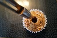 Magdalenas Integrales con Nueces y Corazon de Toffe Magdalenas Integrales con Nueces y Corazon de Toffe