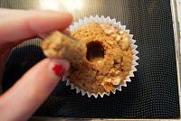 Magdalenas Integrales con Nueces y Corazon de Toffe Magdalenas Integrales con Nueces y Corazon de Toffe