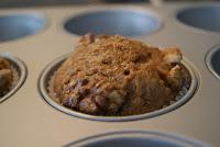 Magdalenas Integrales con Nueces y Corazon de Toffe Magdalenas Integrales con Nueces y Corazon de Toffe