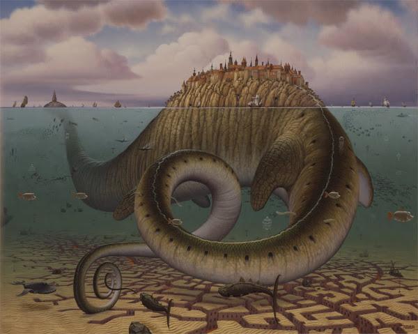 Los sueños paleontológicos de Jacek Yerka Los sueños paleontológicos de Jacek Yerka