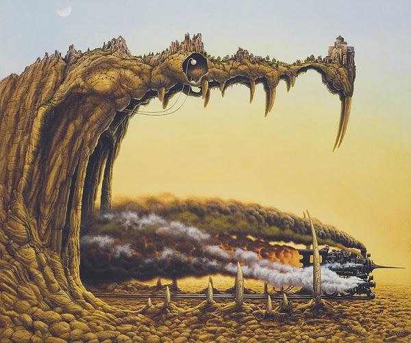 Los sueños paleontológicos de Jacek Yerka Los sueños paleontológicos de Jacek Yerka