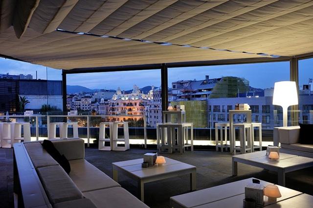 terraza alaire hotel condes barcelona