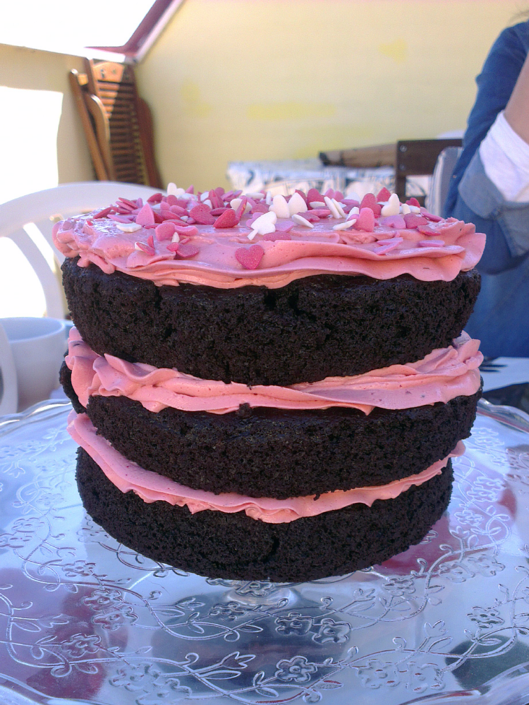 ♥ Layer cake de chocolate y frambuesa. El