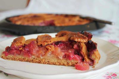 Tarta de manzana_frambuesas_apple pie_raspberry_tarta americana