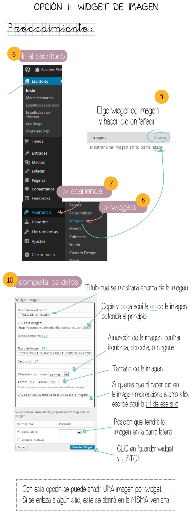 PERSONALIZA TU BLOG-1: CÓMO AÑADIR UNA IMAGEN A LA BARRA LATERAL agregar_imagen_widget_imagen