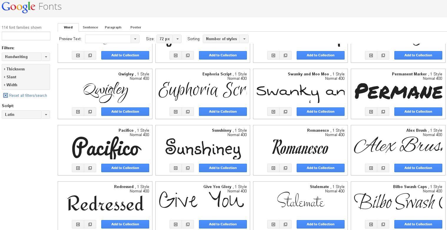 Google Fonts ofrece tipografías de letra universales. Esmeralda Diaz-Aroca