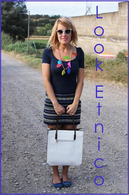 Falda estampado Azteca Falda estampado Azteca