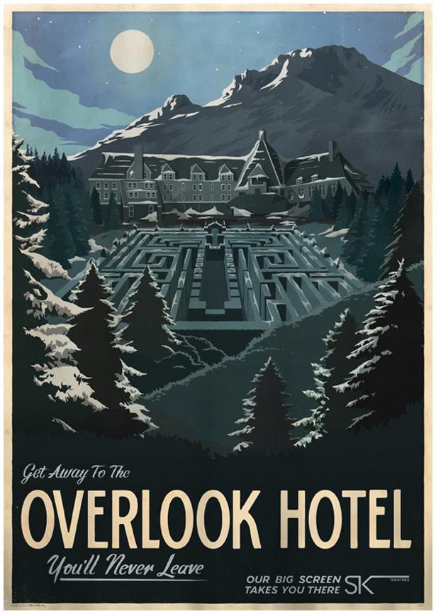 Retro pósters de viaje inspirados en lugares de cine Retro pósters de viaje inspirados en lugares de cine