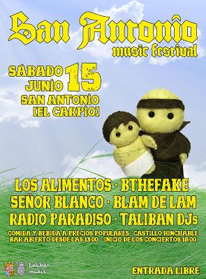 Horarios San Antonio Music Festival (15.Junio.2013) Horarios San Antonio Music Festival (15.Junio.2013)