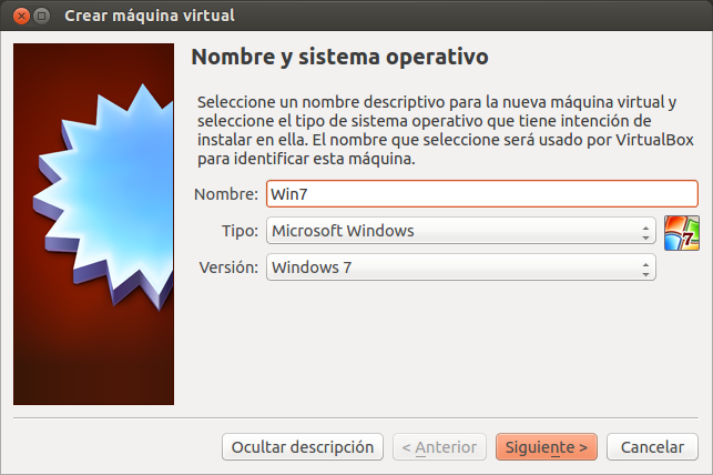 Iniciar partición existente de Windows 7 bajo Ubuntu con VirtualBox