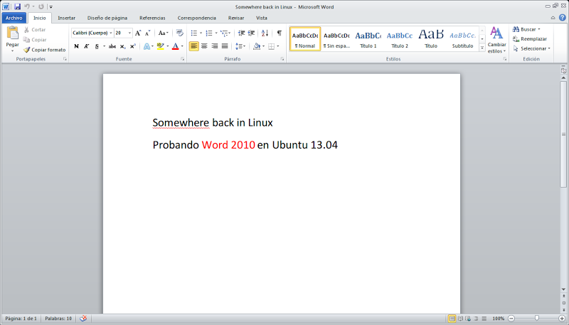 Instalar Microsoft Office 2010 en Ubuntu 13.04