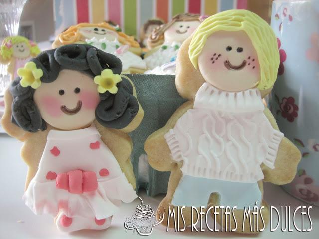 GALLETAS DECORADAS MUÑEQUITAS Y ¡¡¡¡¡FELICIDADES AÍDA!!!!