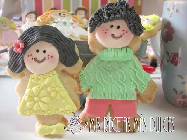 GALLETAS DECORADAS MUÑEQUITAS Y ¡¡¡¡¡FELICIDADES AÍDA!!!!