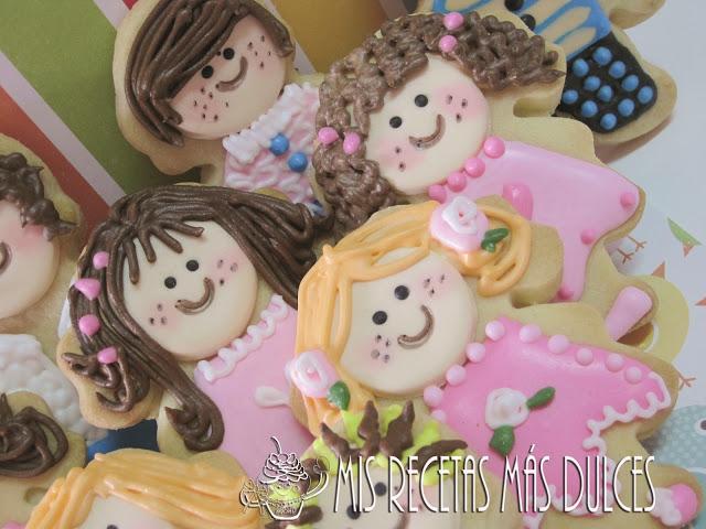 GALLETAS DECORADAS MUÑEQUITAS Y ¡¡¡¡¡FELICIDADES AÍDA!!!!