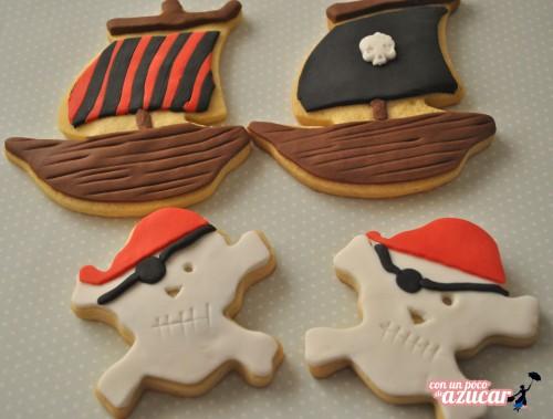 galletas piratas La tarta de comunión de María