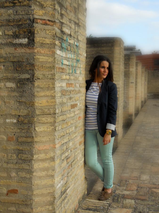 W.I.W: mint & navy W.I.W: mint & navy