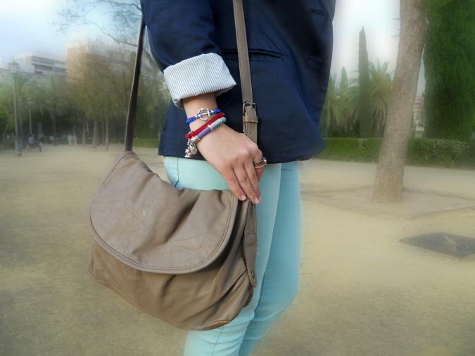 W.I.W: mint & navy W.I.W: mint & navy