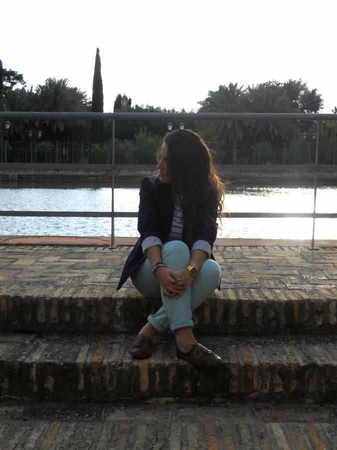 W.I.W: mint & navy W.I.W: mint & navy