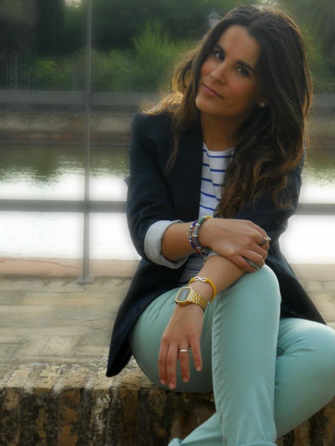 W.I.W: mint & navy W.I.W: mint & navy