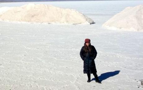 SALINAS GRANDES. SALTA-JUJUY. ARGENTINA En salinas Grandes Jujuy