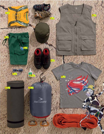 Llegan las Vacas camping niños