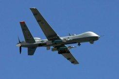 Un 'drone' MQ-9 Reaper volando en la base Creech en Indian Springs, Nevada, el 8 de agosto de 2007. Un 'drone' MQ-9 Reaper volando en la base Creech en Indian Springs, Nevada, el 8 de agosto de 2007.