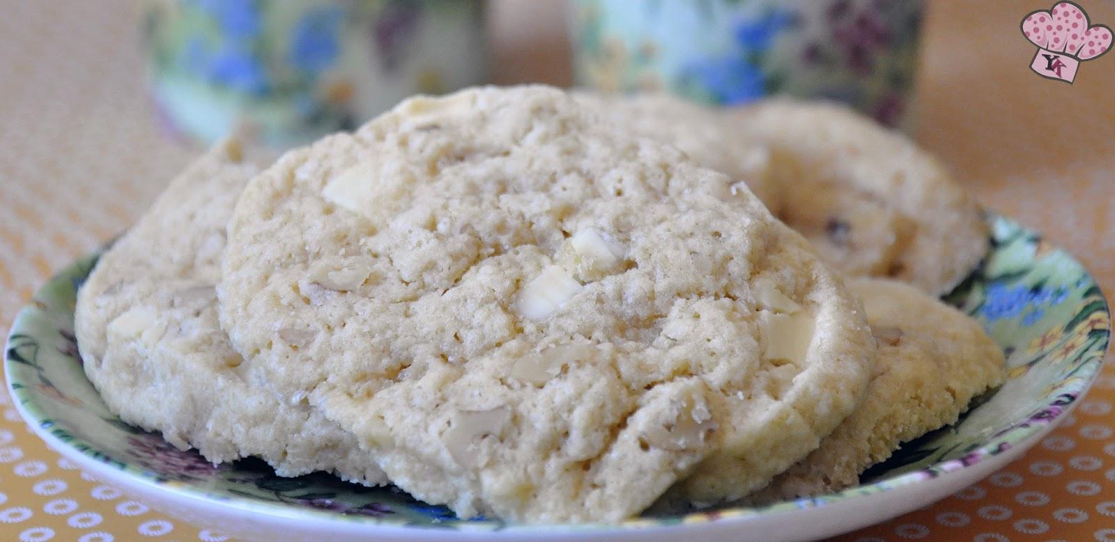 Cookies de Chocolate Blanco y Nueces Cookies de Chocolate Blanco y Nueces