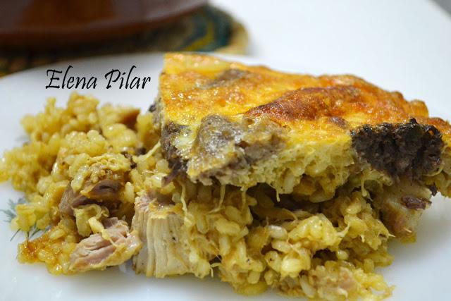 Arroz en costra (dos versiones: con arroz blanco y con arroz integral) Arroz en costra (dos versiones: con arroz blanco y con arroz integral)