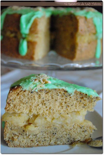 Tarta de semillas de amapola y manzana sin lácteos Tarta de semillas de amapola y manzana sin lácteos