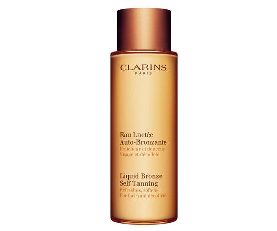 Solares de Clarins Eau Lactée Auto-Bronzante