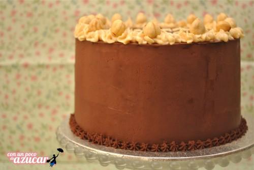 tarta avellana3 Tarta de chocolate y avellanas