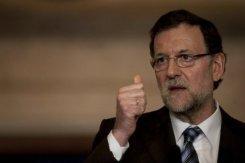 Mariano Rajoy gesticula durante una rueda de prensa en Granada, el pasado 28 de abril.