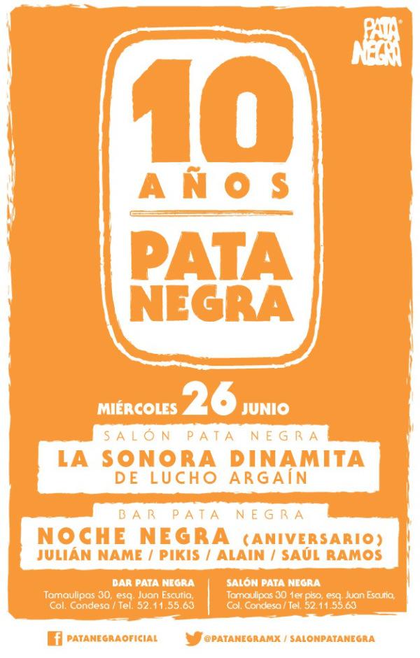 10 Años del Bar Pata Negra 10 Años del Bar Pata Negra