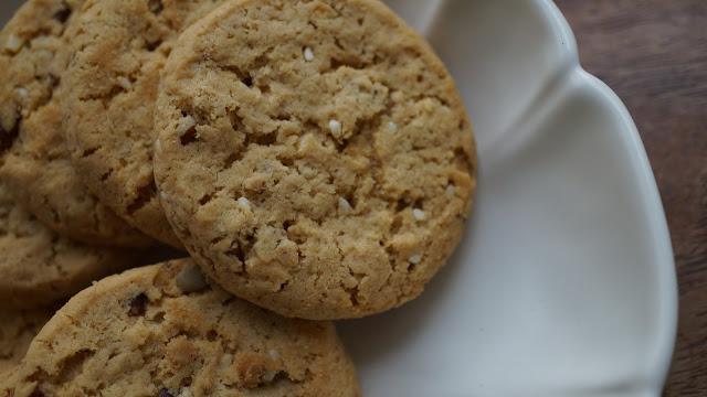 Galletas de granola y nueces.