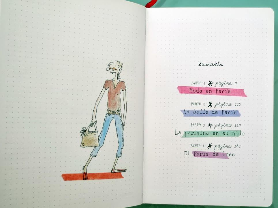 ïndice del libro Libros de maquillaje, estilo y moda: La Parisina de Inès de la Fressange