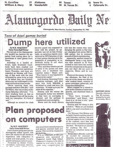 ET de Atari: a desenterrar el mito alamogordo