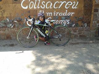 Salida en bici-carretera a Collsacreu con mi papi Salida en bici-carretera a Collsacreu con mi papi