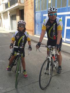 Salida en bici-carretera a Collsacreu con mi papi Salida en bici-carretera a Collsacreu con mi papi