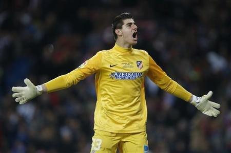El portero del Chelsea Courtois continuará cedido en el Atlético El portero del Chelsea Courtois continuará cedido en el Atlético