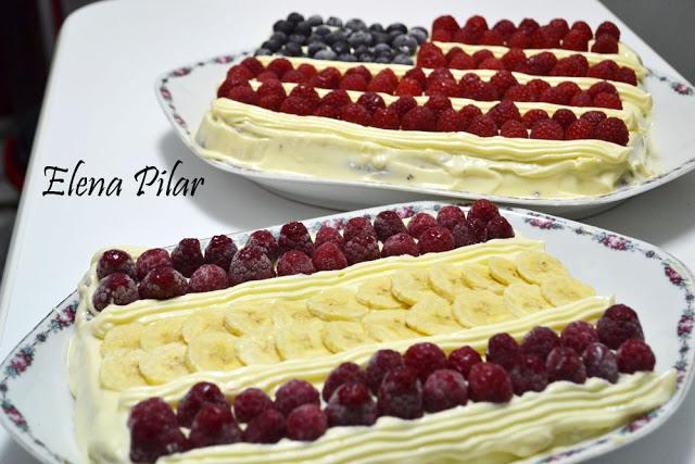 Tarta-bandera 4 de julio (July 4th Flag Cake) Tarta-bandera 4 de julio (July 4th Flag Cake)