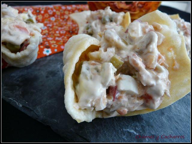 Palomas de Ensaladilla a mi manera Palomas de Ensaladilla a mi manera